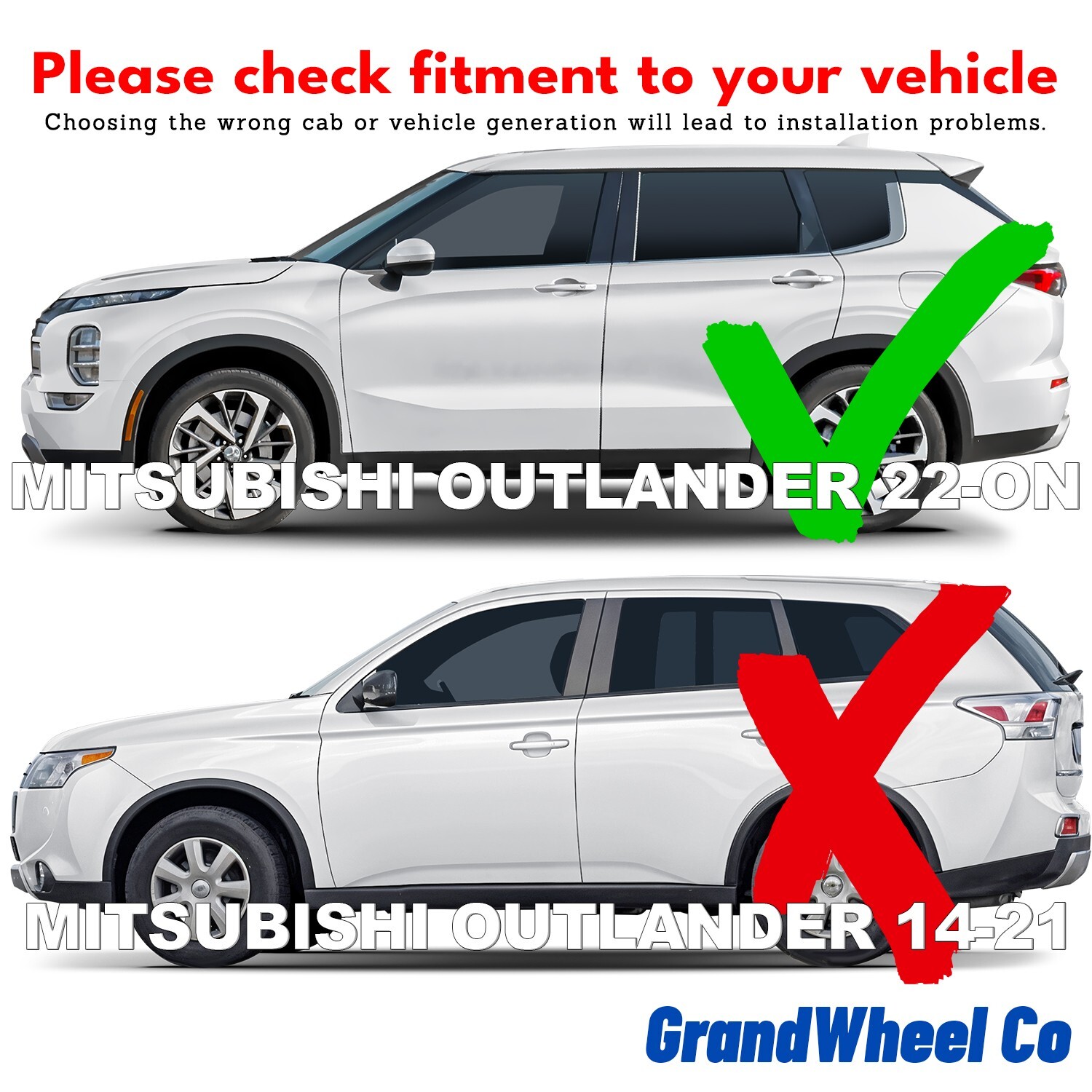 Sun Rain Visors Wind Rain Guards for 2022-2025 Mitsubishi Outlander