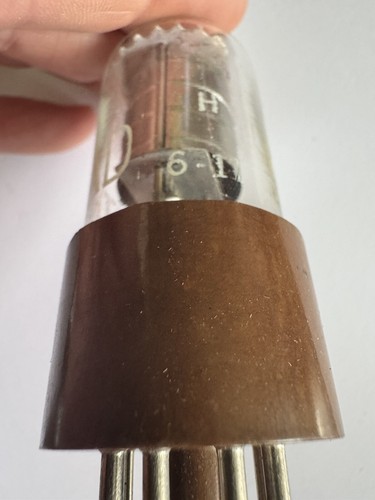 6SA7GT, NOS Brown Base Silver Cage Tube - Picture 4 of 12