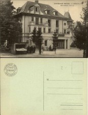 Metzeral Alsace Elsass TERMINUS HOTEL Jean Staehly sw 1920