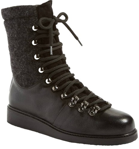 Alberto Fermani 50th Anniversary Black Leather Calf Length  display picture 1