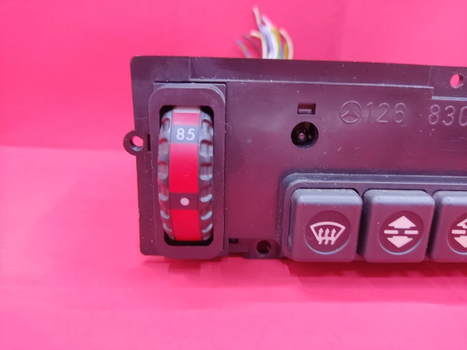 86-89 Mercedes 560SEL 560SEC Calentador A/C Temperatura Climatizador 1268300585 Foto 2 de 4