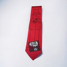 Dilbert Cartoon Vintage Red Tie “Let Me Drop Everything” Made In USA