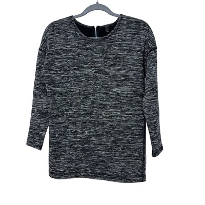 J Crew Jasper Womens Top Wool Blend Size XXS Heavyweight Zip Back Tunic