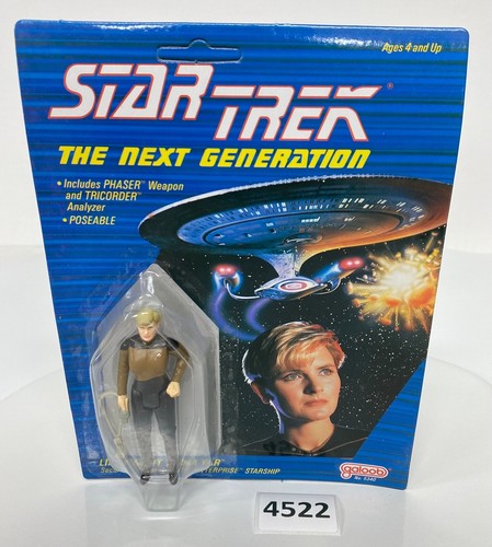 Vintage Star Trek The Next Generation Tenente TASHA YAR Galoob 1988 - Foto 9 di 9