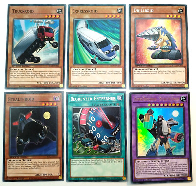 Yugioh Drillroid + Truckroid + Expressroid + Super-Vehicroid + Weitere