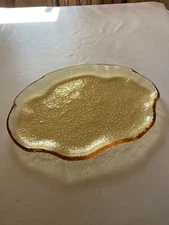 Fire and & Light Citrus Lily Pond Tray Platter GORGEOUS!