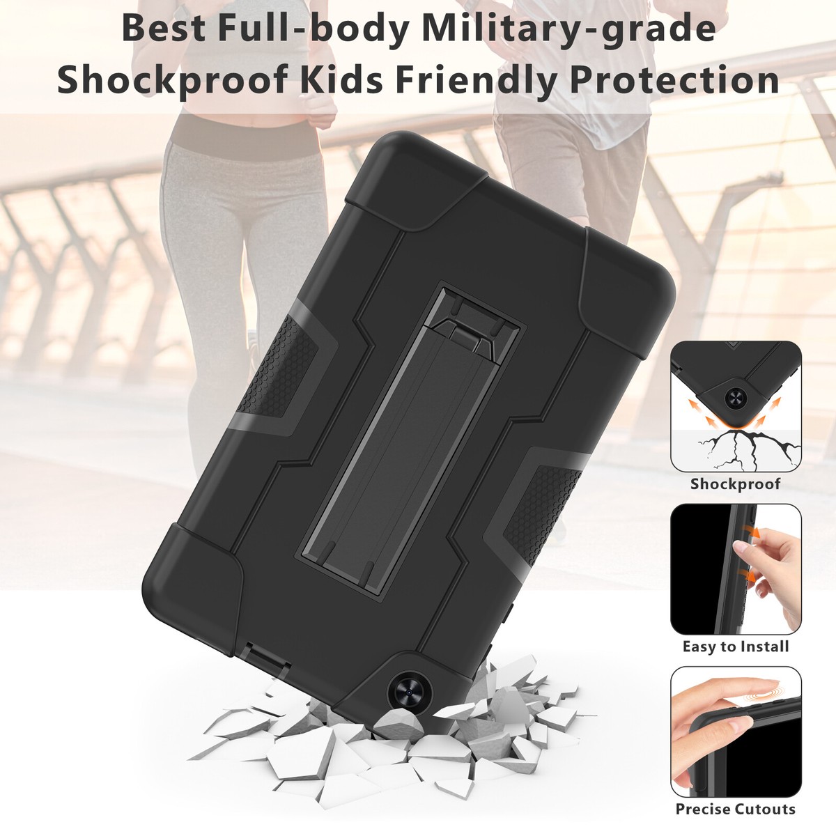 For Alcatel Joy Tab 2 Tablet 8-inch 2020 Multiple Angle Case Smart Cover Stand e
