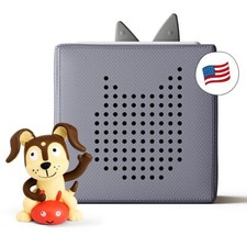 Gray Toniebox Kids Audio Player Starter Set Bedtime Stories Music Education