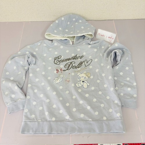Mezzo Piano Tops Manga Larga Sudadera con Capucha 160 cm Gris Lunares Cosméticos Oso Raro JP - Imagen 14 de 24
