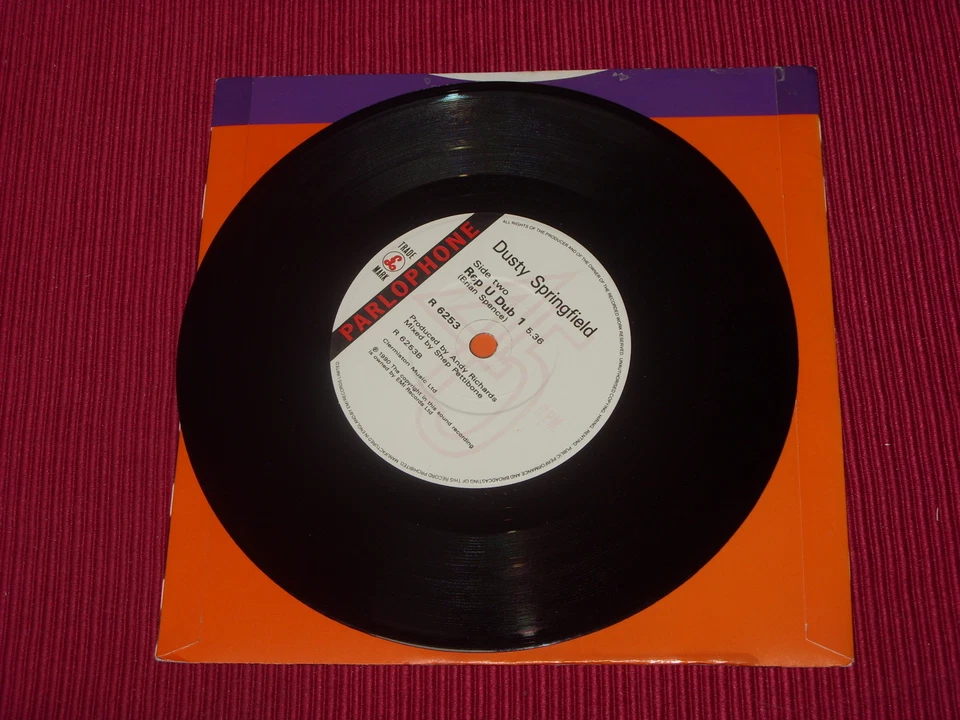 Dusty Springfield:  Reputation  7"  New ex shop stock - Image 4 of 4