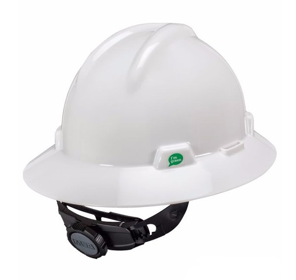 MSA VGard Full Brim Hard Hat eBay