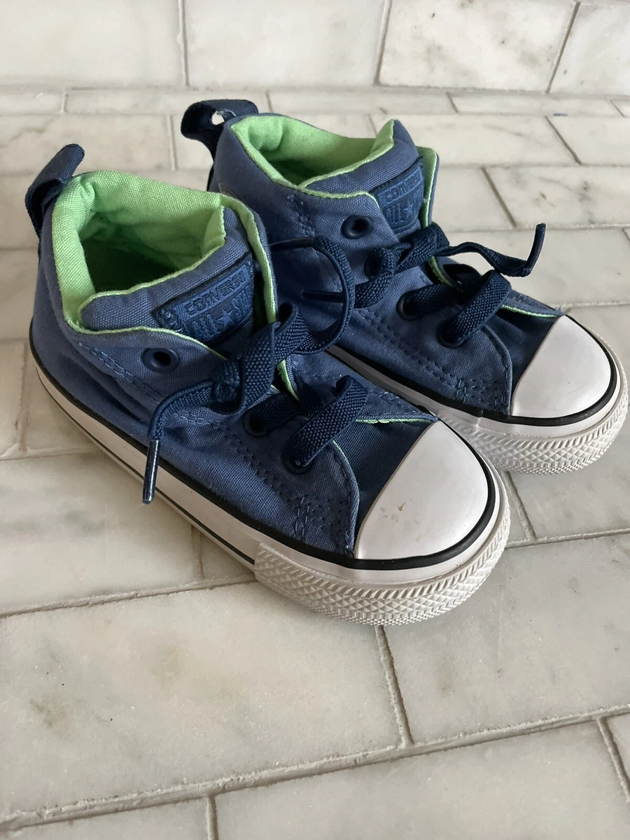 Boys green best sale converse shoes
