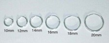 925 Sterling Silver 2mm Endless Hoop Earrings / Argollas de plata 925- ESE27