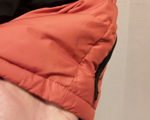 Columbia Puffer Youth Vest Orange & Black Zipper Front Size 4/5 - Picture 7 of 7