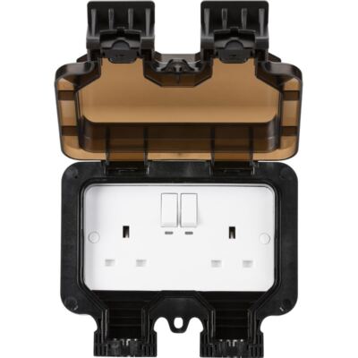 Knightsbridge Smart IP66 13A 2G Outdoor Buchse - OP9KW