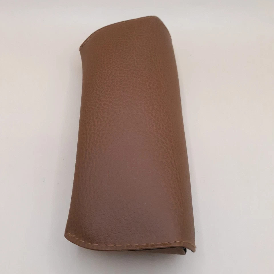 Authentic Ray-Ban Sunglasses Leather Case only Brown BR Genuine OEM Holder NEW - Image 3 of 4