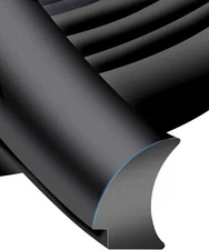 10Ft RV Window Rubber Seal Strip 1/2"x1/4" for Car Van Window Edge Weatherstrip