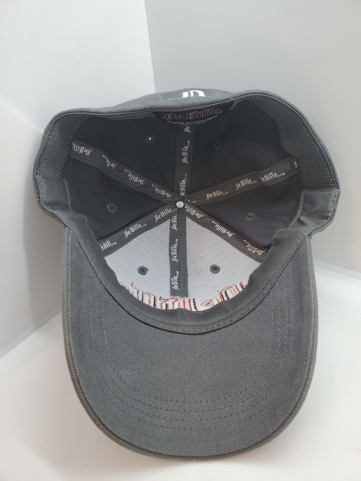 DeVille Gray Strapback Hat Cap - image 4
