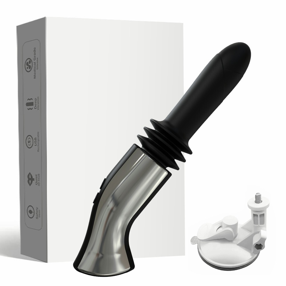 Telescoping Automatic Vibrating Masturbator for Women with Cannon Machine Stimulation  