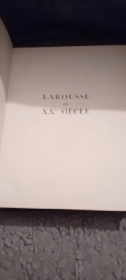 Larousse du XXème siècle 6 volumes de P. Augé Edition Paris 1928-1933 - Photo 3/4