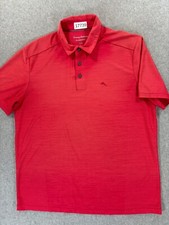 Tommy Bahama ISLAND ZONE Short Sleeve Marlin Polo Shirt Men's Large Pink/Red