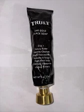 Truly Beauty 24k Gold Black Soap 2 In 1 Luxury Butter Impurity Cleanser 5oz