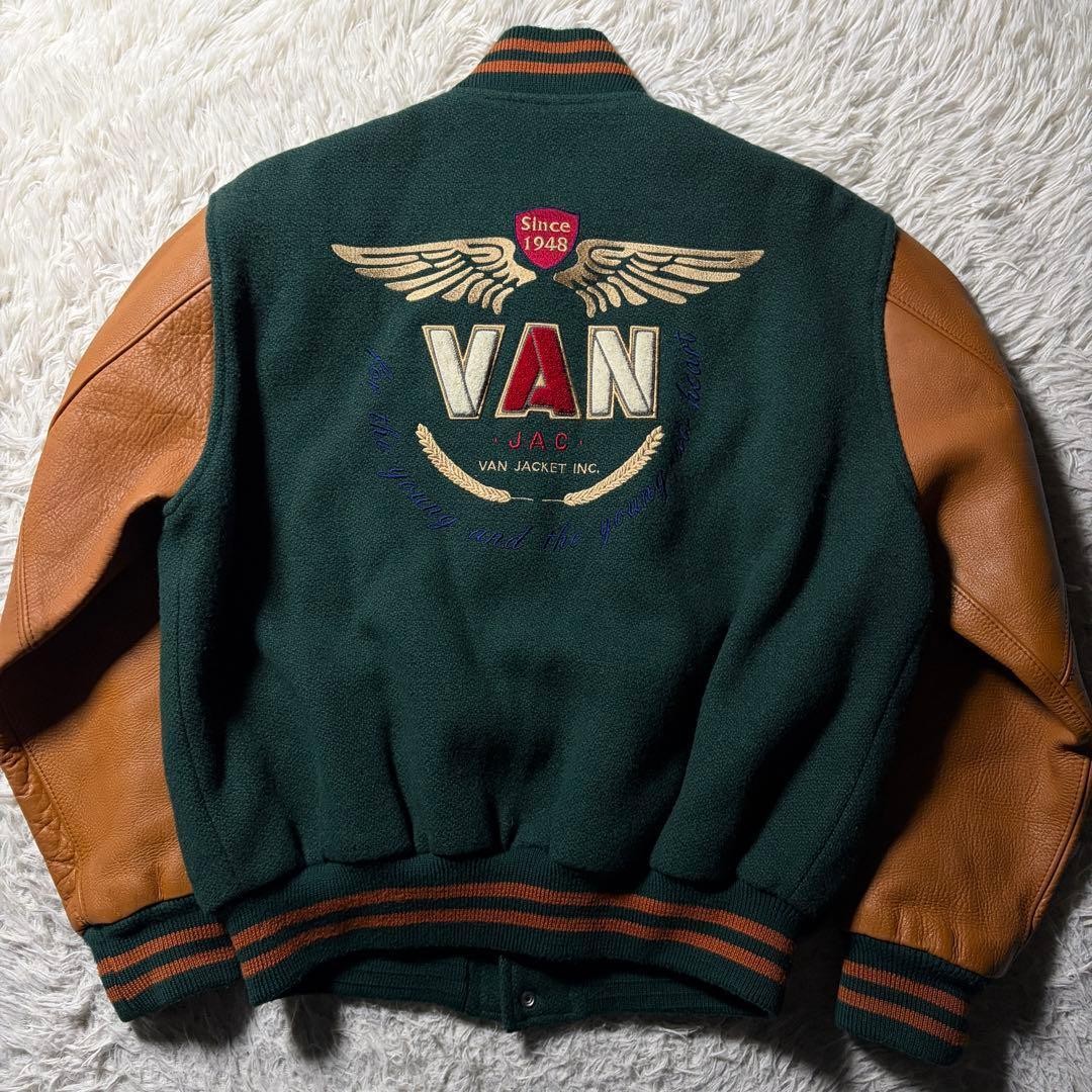 Excellent Condition Rare Model VAN JACKET Stadium… - image 10