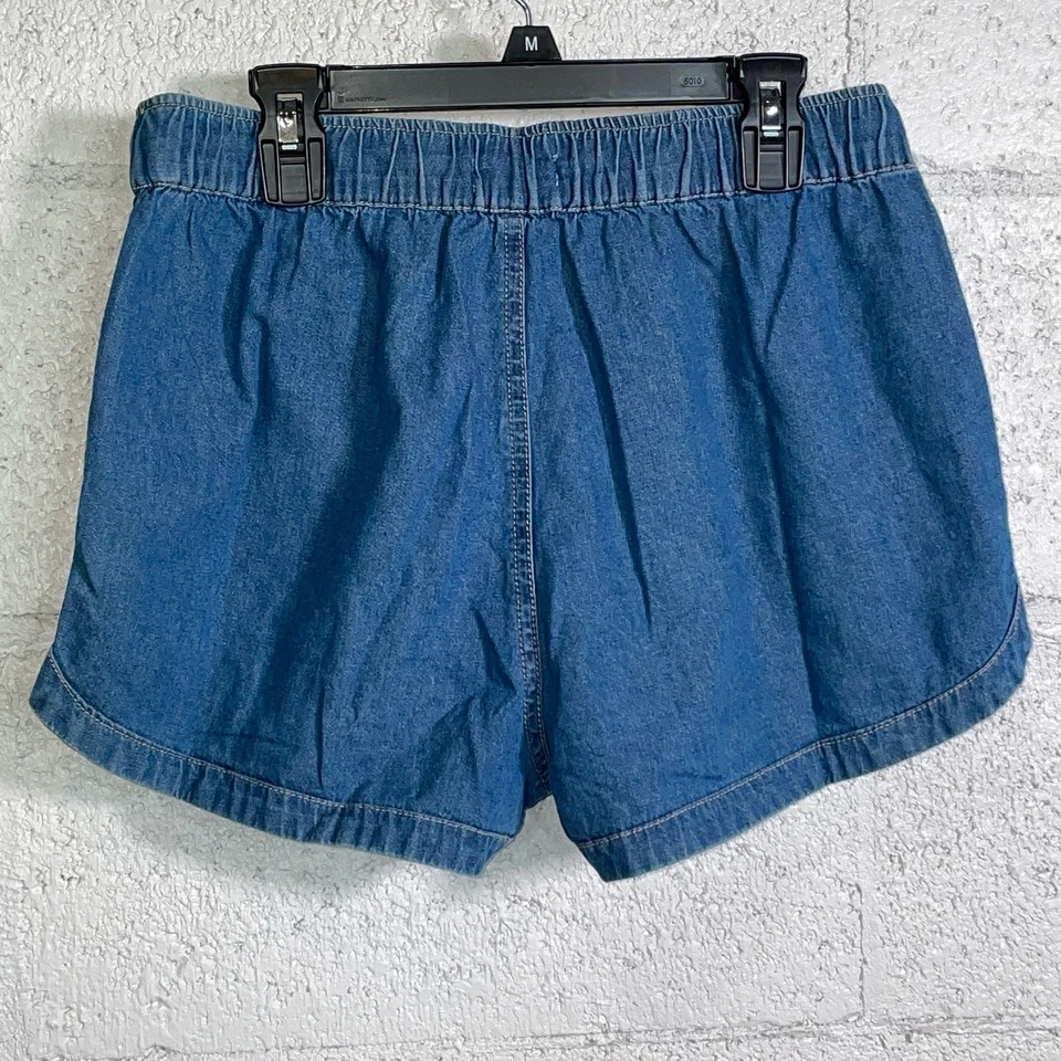 Roxy Juniors' Impossible Denim Shorts -medium blue, Small  - Image 3 of 4