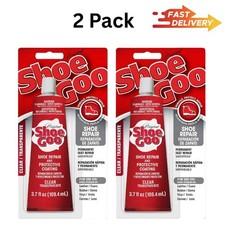 (2 Pack) Eclectic Shoe Goo Shoe Repair Adhesive, Clear, 3.7 fl oz NEW!!!