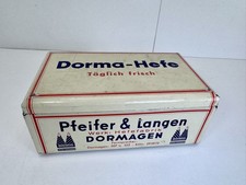 Alte Blechdose Dorma Hefe Pfeifer & Langen Blechkiste Reklame Werbung #9668
