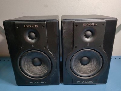 Pair of M-Audio Studiophile BX5a Deluxe Studio Monitors Speakers, Home Recording