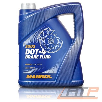 MANNOL 5 L LITER BRAKE FLUID DOT-4 BREMSFLÜSSIGKEIT DOT 4