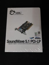 NEW Sealed SIIG SoundWave 5.1 PCI Sound Card IC510012S2 Windows XP Vista