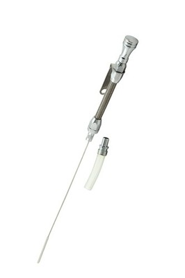 Mr. Gasket 9706G Engine Oil Dipstick & Tube - Braided Stainless Steel