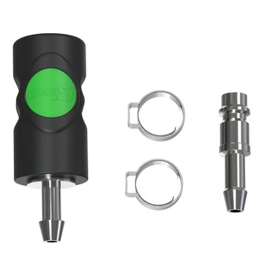 Acoplamiento de seguridad de aire comprimido Prevost 8 mm conexión juego de acoplamiento rápido + boquilla