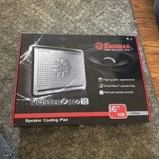 Enermax TwisterOdio CP008 16" Aluminum Laptop Cooler w/ Speaker NEW IN BOX