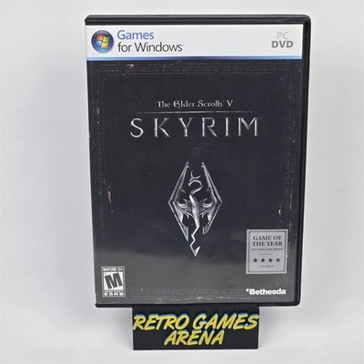 The Elder Scrolls V 5: Skyrim (PC DVD-ROM) CIB COMPLETE with Map