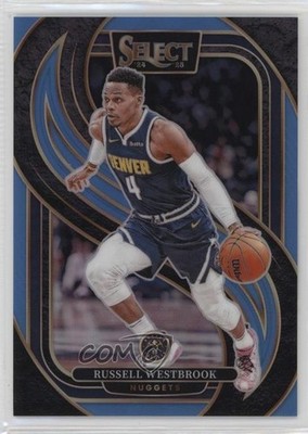 2024 Panini Select Premier Level Light Blue Prizm 70/299 Russell Westbrook hs9