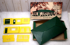 Vtg  Littletown Plastics Ranch House Kit yell...