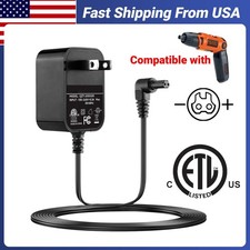 Charger Compatible with Black  Decker Screwdriver LI2000 LI3100 Cordless Drill
