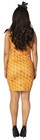 Imposta Costumes Women Honey Comb & Bees Dress w/ Hair Accessory Gold