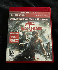 Dead Island Game of the Year Edition Greatest Hits PS3 Untested