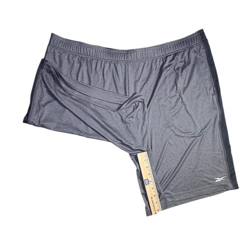 Short de sport Reebok homme 3XL Speedwick gris poches d'entraînement gym 9 en 2093 - Photo 5/6