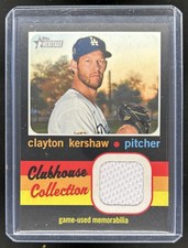 2020 Topps Heritage Clayton Kershaw Clubhouse Relics High Number Jersey #CCR-CK