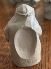 Vtg 3 Abbey Press Grey THUMB PRINT Joseph w Jesus, Mary Angel Nativity Figurines — photo 9