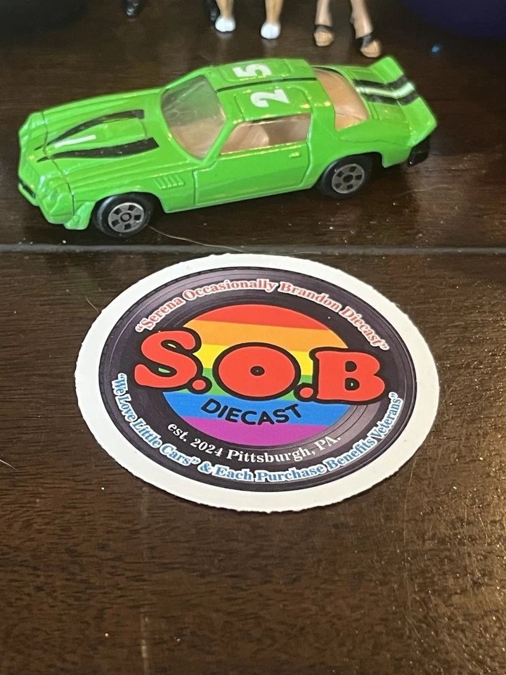 Chevrolet Camaro 1980 Road Champs #25 verde diecast estado casi nuevo 1:64 Foto 2 de 4