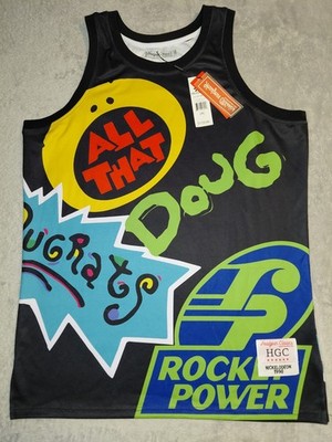 Headgear Classics ''NICKELODEON'' SZ 2XL NWT ALL OVER PRINT Jersey $110 RUNS SMALL