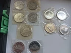 Canada Silver Dollars in Cello 11 Coin Lot, Canadian Dollars