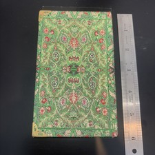 Handmade Paper Journal Notebook Hand Woven Fabric Cover 5.5 X 3.5 Inch