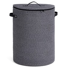 CHICVITA Large Laundry Hamper with Lid, 58L, Tall Clothes Laundry Basket for ...